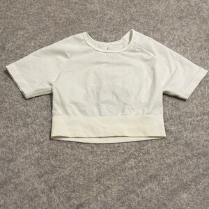 Women's White Crop Top